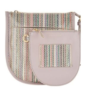 LOGO by Lori Goldstein Set of 2 Leather Pouches